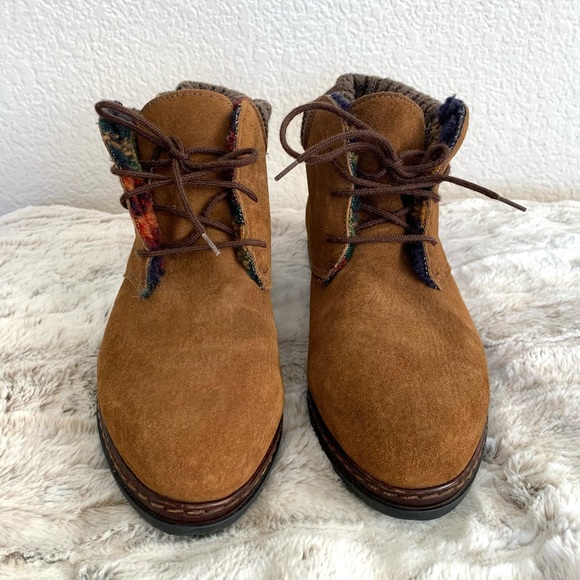 Vintage Shoes Vintage Ll Bean Canada North Chukka Suede Boots